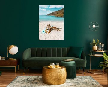 Tiger's Surf Strand von Gal Design