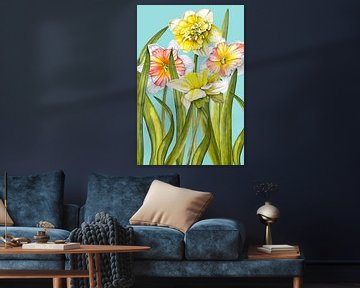daffodils in spring by Geertje Burgers