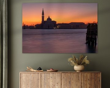 Venedig - San Giorgio Maggiore-Kirche bei Sonnenaufgang von t.ART