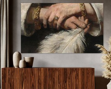 Straußenfeder, Rembrandt van Rijn