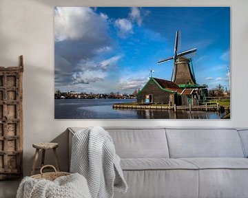 Windmill at Zaanse Schans. by Floyd Angenent