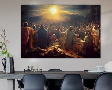 Gemälde Auferstehung Jesus Christus Illustation 02 von Animaflora PicsStock
