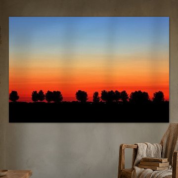 Sunset Strijensas Hollande du Sud 