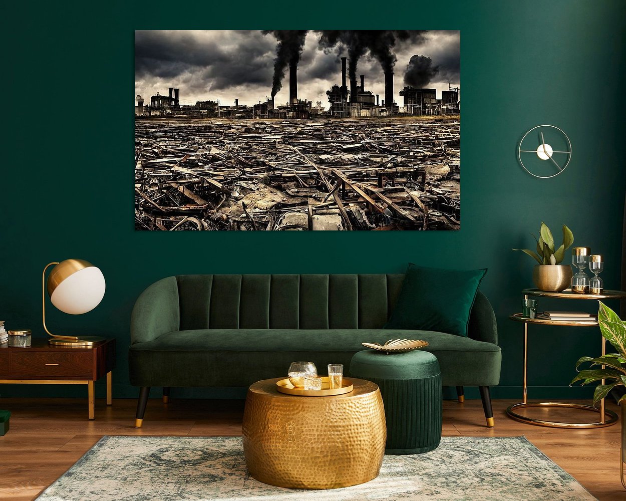 Example of the artwork in a room