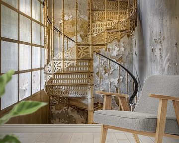 Lost Place - Spiral Staircase by Gentleman of Decay