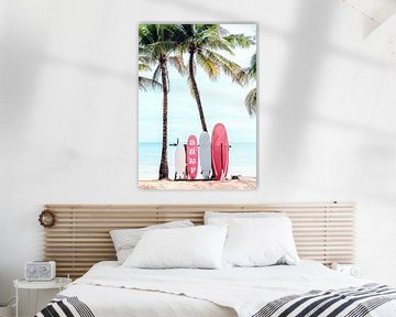 Choose Your Surfboard in Pink by Gal Design