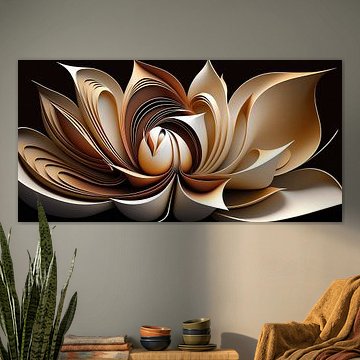 Lotusblume Abstrakt VII