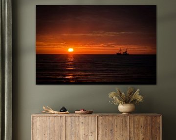 Sunset Terschelling by Marcel Pietersen