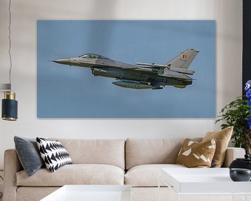 Belgische luchtmacht General Dynamics F-16 Fighting Falcon. van Jaap van den Berg