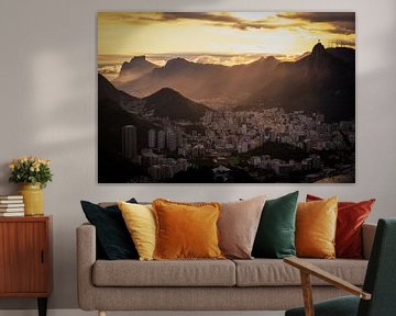 Rio de Janeiro, Blick auf den Cristo Redentor von Laurine Hofman