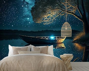 nacht in het magische meer van haroulita