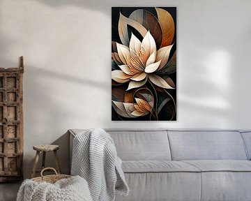 Lotus flower Abstract VIII
