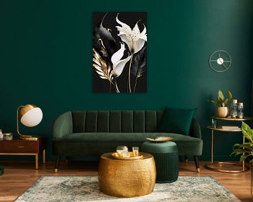moderne elegante bloemen van haroulita