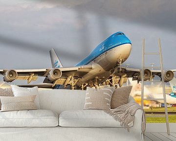klm 747 take off by Arthur Bruinen