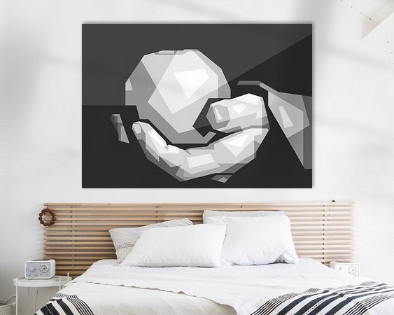 Example of the artwork in a room