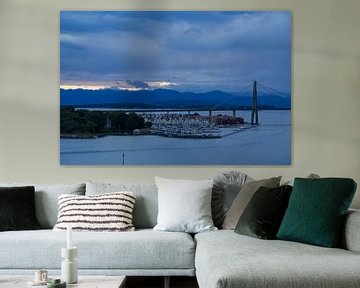 Fjordenlandschap bij Stavanger in de vroege ochtend van Anja B. Schäfer