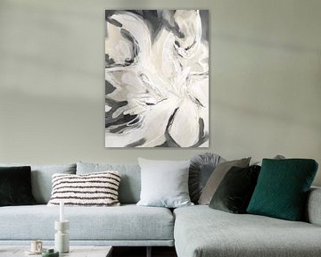 Modern Abstract Black White van Bohomadic Studio