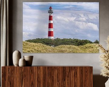 Vuurtoren op Ameland van Ted Boots