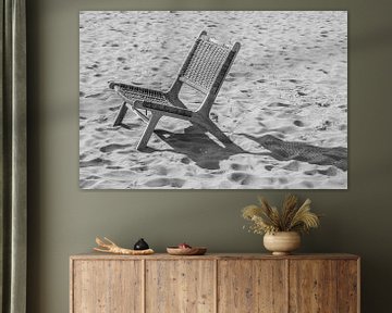 Beach chair in Noordwijk. by Alie Ekkelenkamp