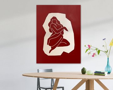 Silhouet van een vrouw van ArtDesign by KBK