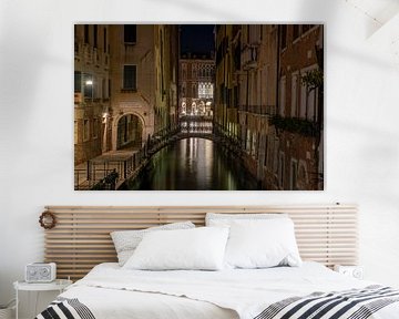 Venedig - Rio de l'Alboro mit Blick auf den Canal Grande von t.ART