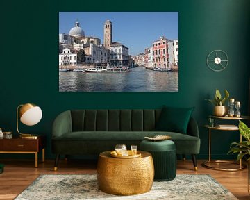 Venedig - Blick über den Canal Grande zum Cannaregio-Kanal von t.ART