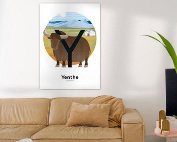 Name poster Yenthe by Hannah Barrow