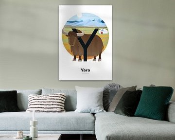 Name poster Yara by Hannah Barrow