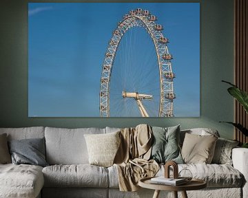 London Eye bei klarem Himmel von Eugenlens