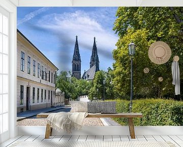 Petrus en Pauluskerk Vyšehrad in Praag 