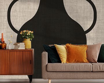 TW Living - Linen collection - vase black three