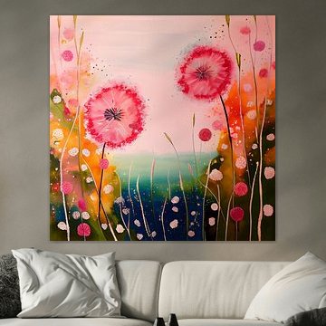 Blase Blume bunt elegant