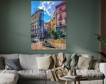 Neapol Napoli Italy city art #Napoli sur JBJart Justyna Jaszke