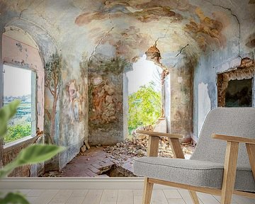 Lost Place - Ik hou van dit soort sierlijke plafonds - Ruïnes van een Italiaanse Villa van Gentleman of Decay