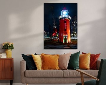 Lighthouse in Rotterdam maritime museum by Arthur Scheltes