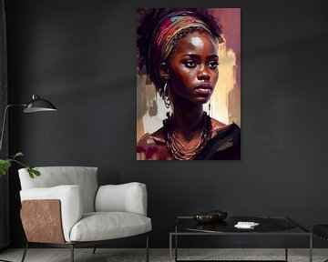 Beautiful woman from Keyna by But First Framing