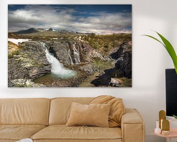 Storulfossen waterfall Norway van Marc Hollenberg