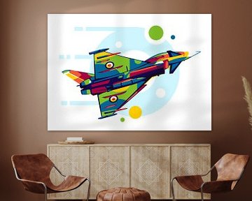 Eurofighter Typhoon en Pop Art sur Lintang Wicaksono