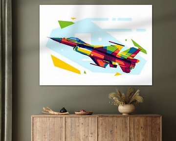 F-16 Fighting Falcon in WPAP by Lintang Wicaksono