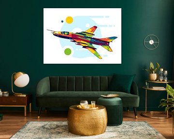 SU-22M im Pop-Art-Stil von Lintang Wicaksono