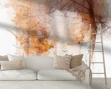 Lady in autumn by Gabi Hampe