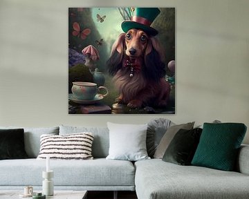 Dachshund in Wonderland