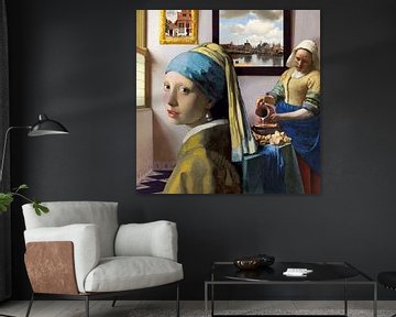 Vermeer's Girls van Marja van den Hurk
