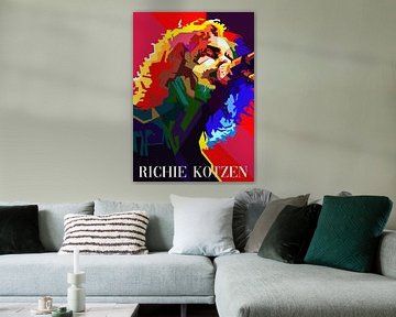 Richie Kotzen WPAP Illustratie van Artkreator