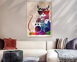 Example of the artwork in a room