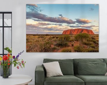 Lever de soleil à Uluru (Ayers Rock), Australie sur Troy Wegman