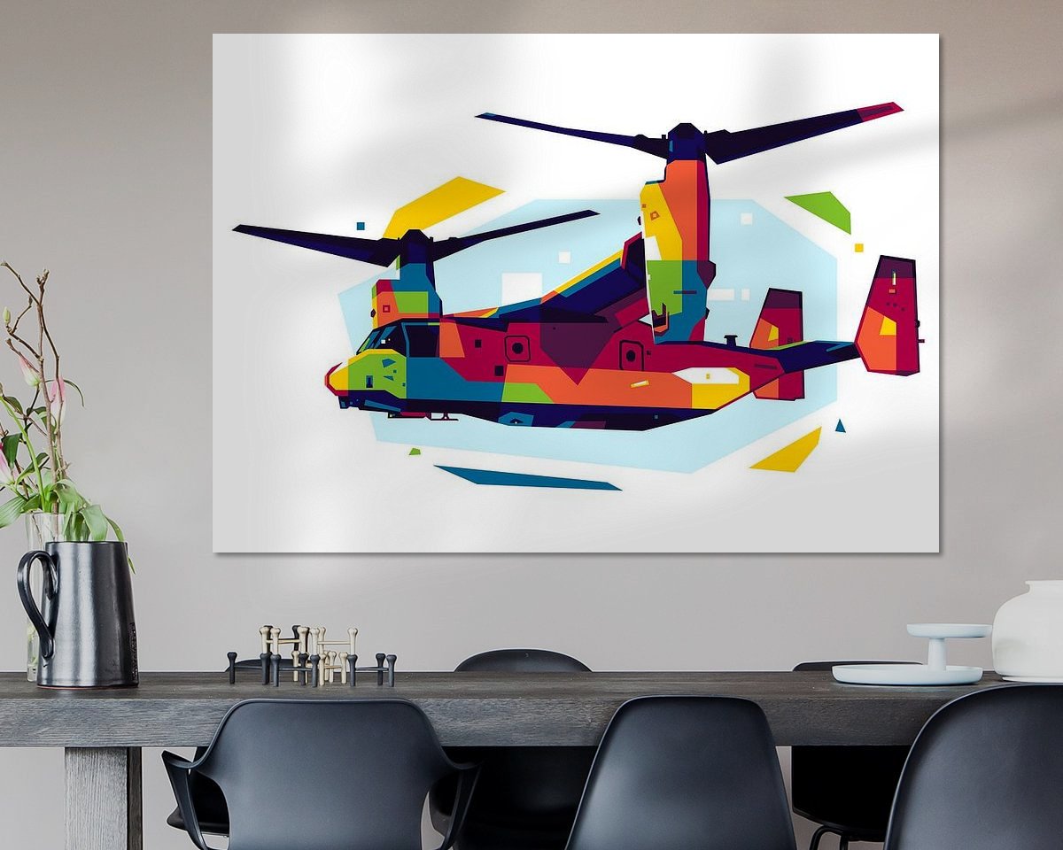 Example of the artwork in a room