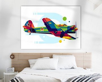 Yak-18 Max in WPAP Style by Lintang Wicaksono