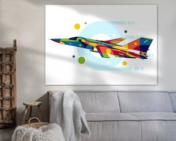 F-111 Aadvark in Pop Art van Lintang Wicaksono
