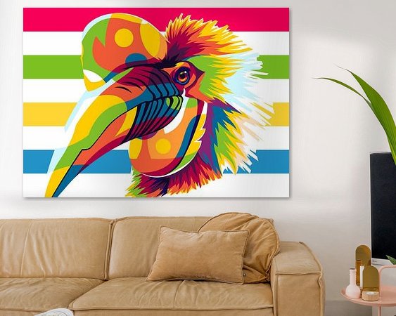 Example of the artwork in a room